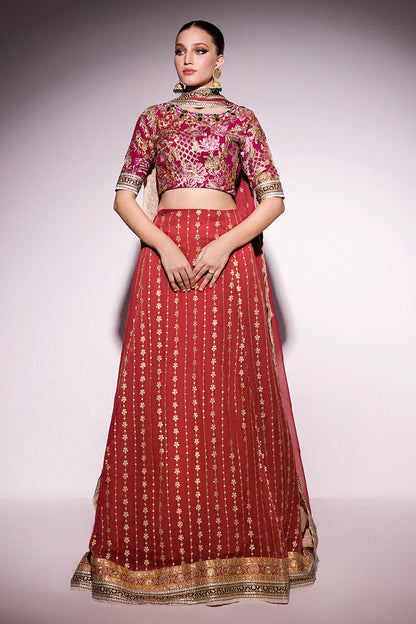 Molten Lava Lehnga Choli